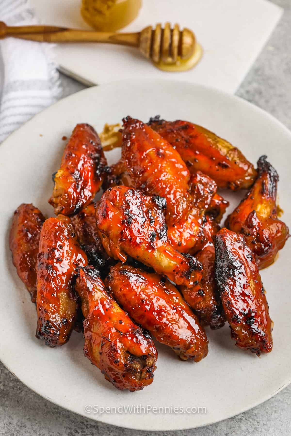Grilled Honey Chicken Wings Recipe