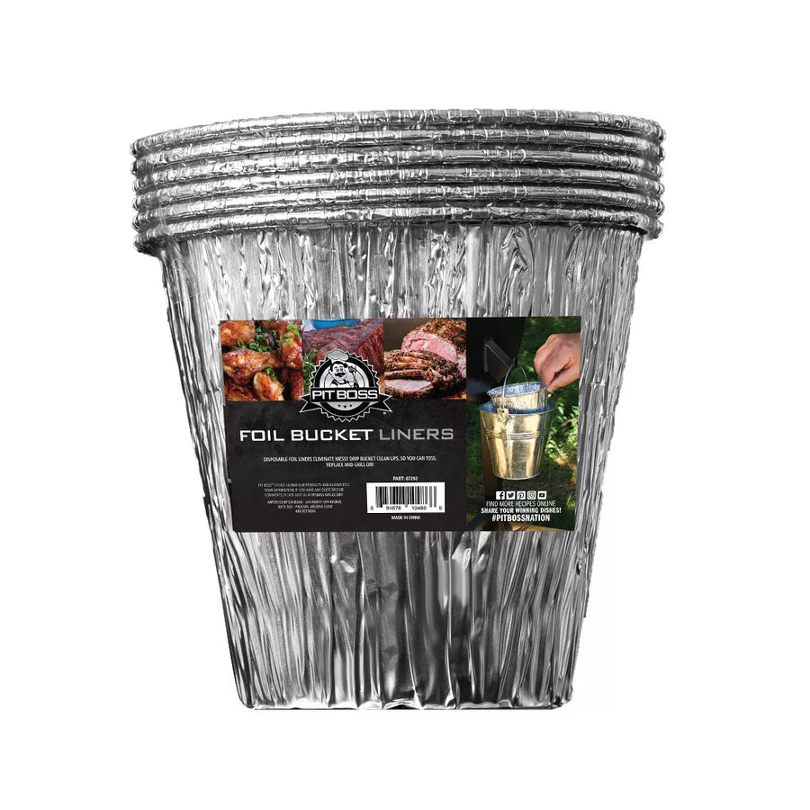 Pitboss Grease Bucket Foil Liners (6pk)