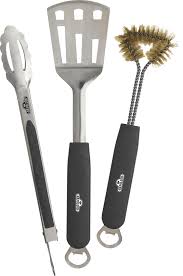 3 Piece Staniless Steel BBQ Tool Set