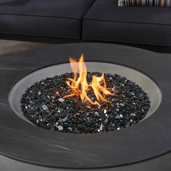 Black Recycled Fire Glass - 10 Lbs