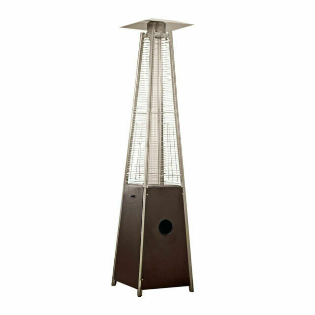 Compact Commercial Hammered Bronze Glass Tube Heat